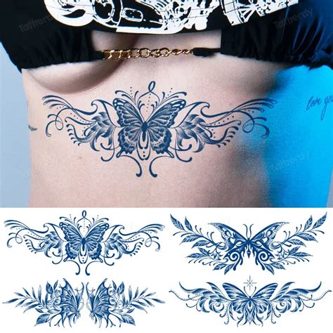 butterfly underboob tattoo|Underboobs Tattoo